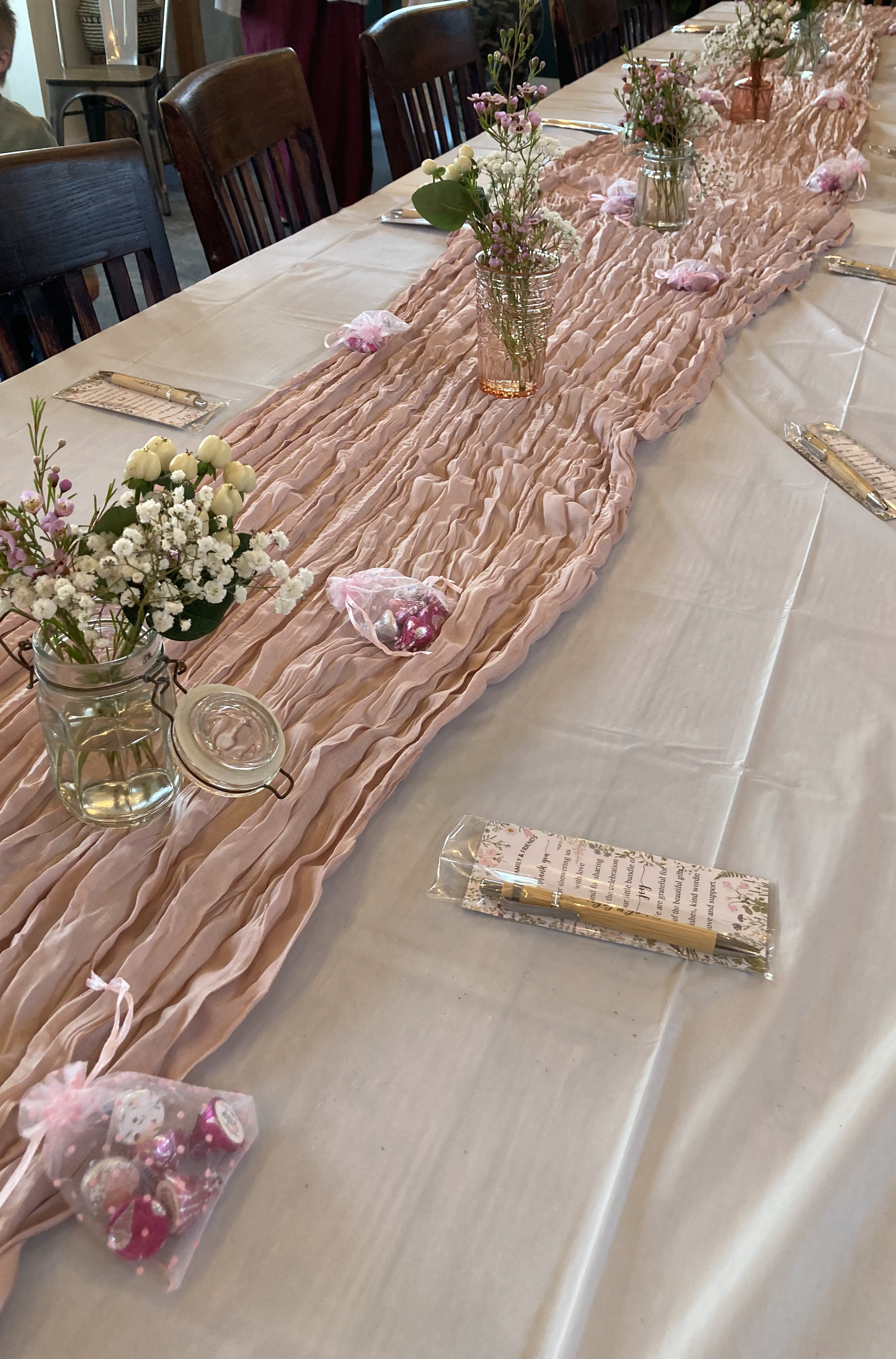 pink decorations