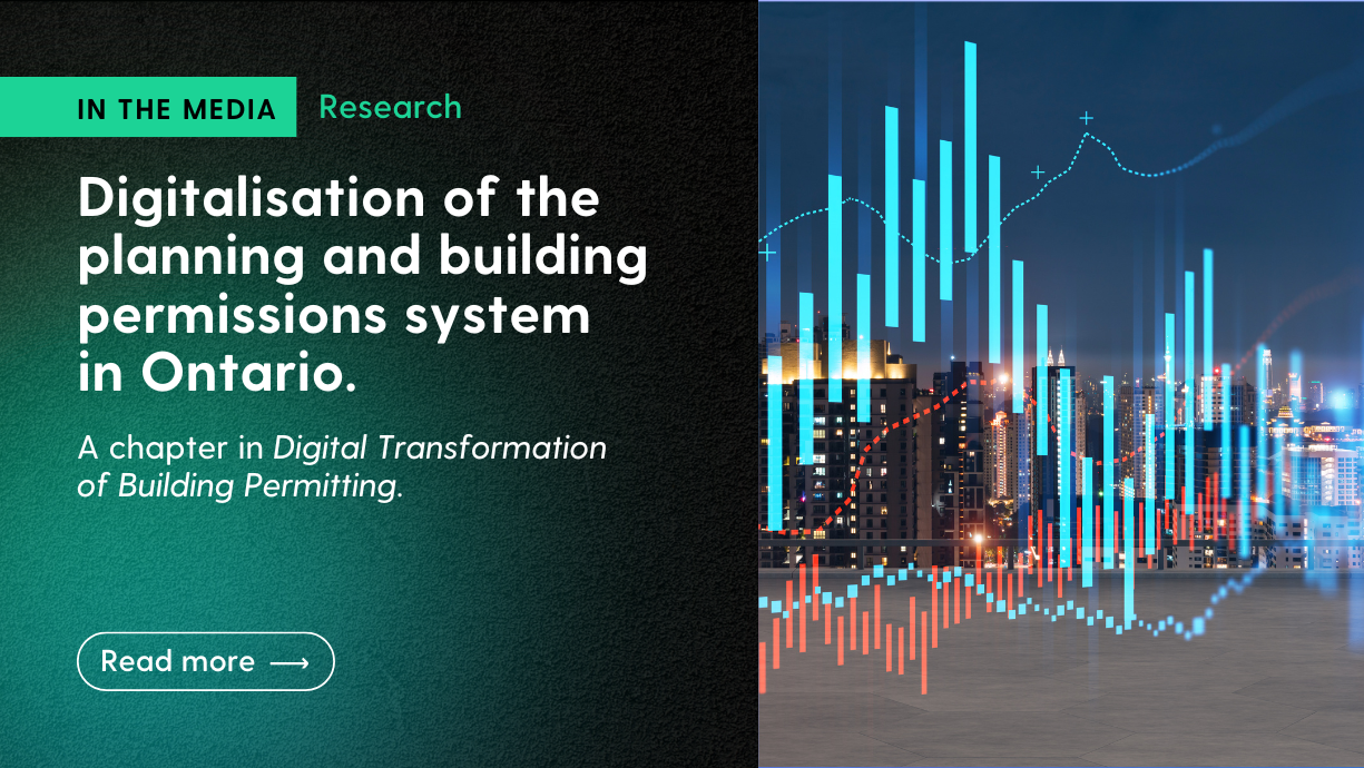 The Status of Digitalisation of the Planning and Building Permissions System in Ontario, Canada