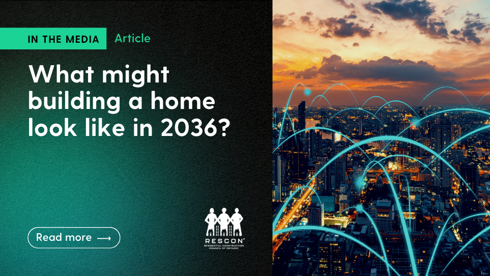 What might building a home look like in 2036?