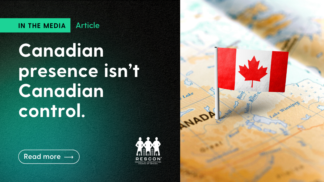 Canadian presence isn’t Canadian control