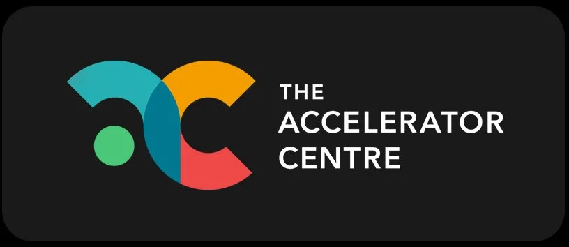 AECORN logo with blue arrow-shaped logo with five horizontal lines stacked in a zigzag pattern on a white background.