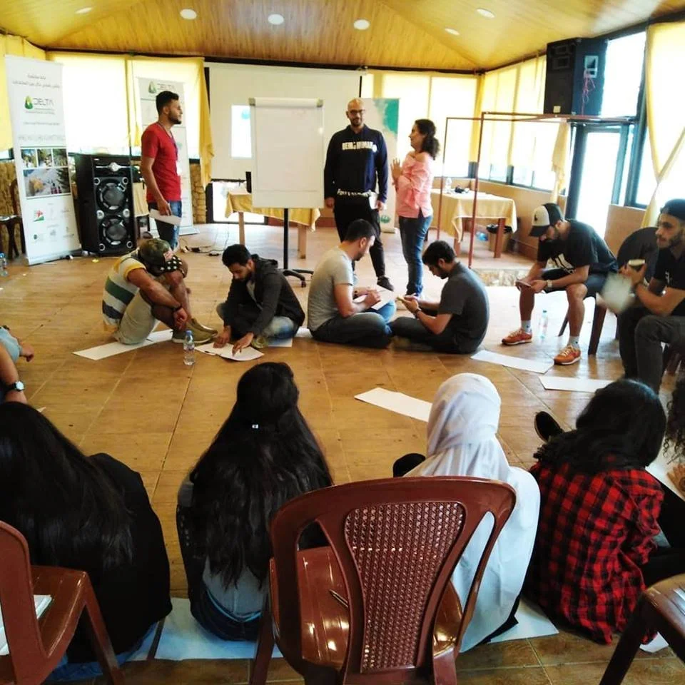 Peace of Art members at skills development training camp