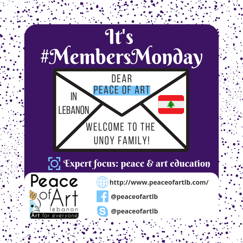 Peace of Art welcomed to United Network of Young Peacebuilders