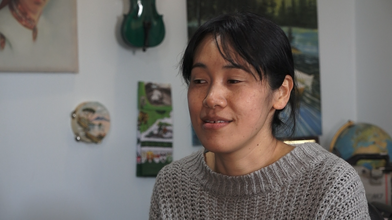 Japanese journalist Megumi Ito visiting Peace of Art