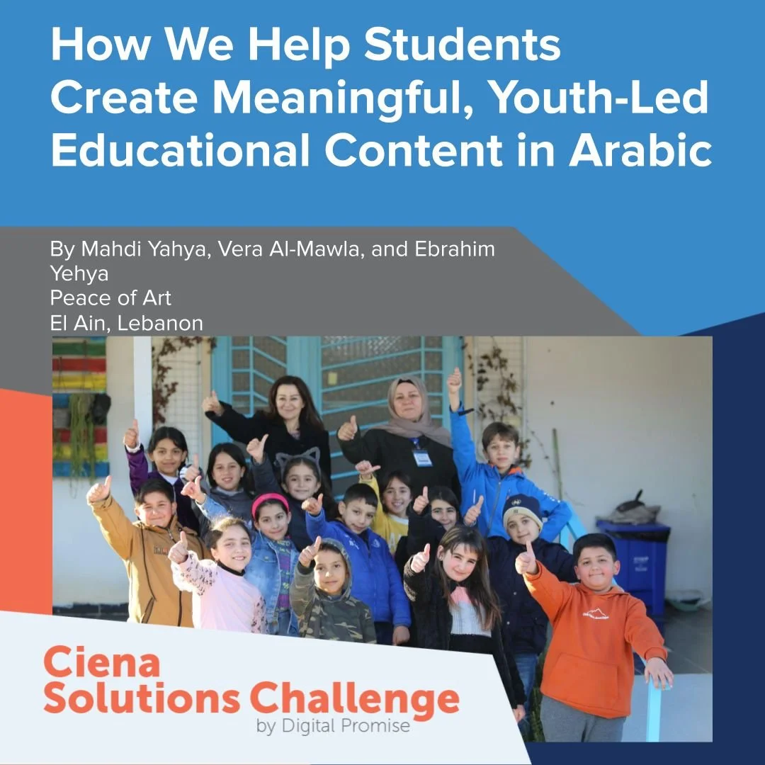 How We Help Students Create Meaningful, Youth-Led Educational Content in Arabic