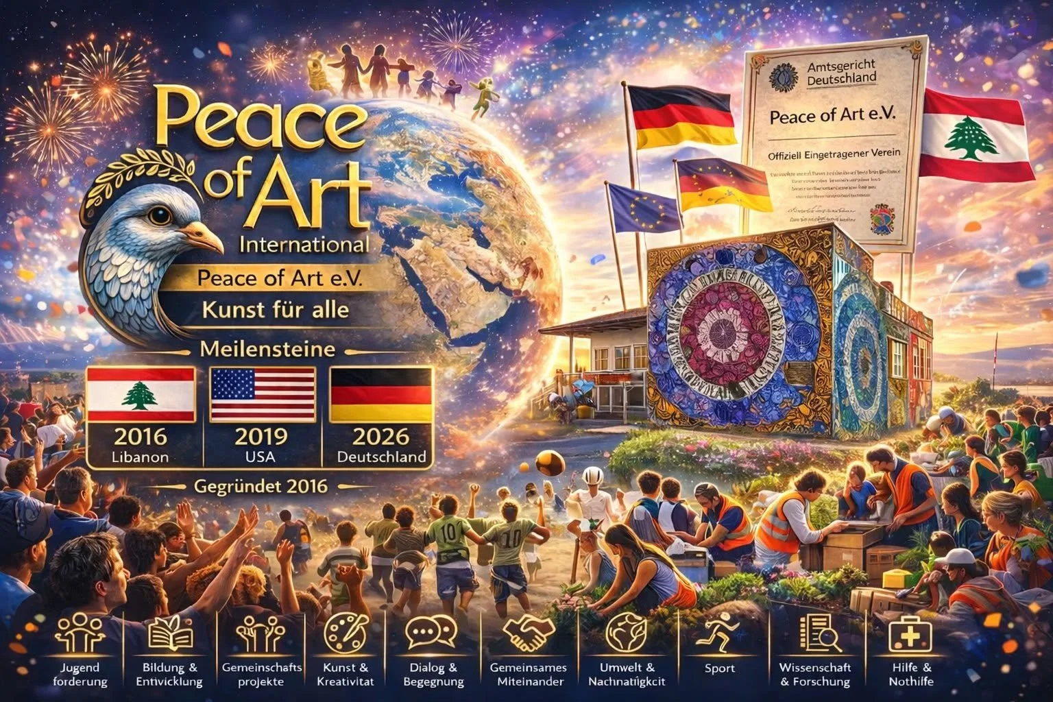 Peace of Art Deutschland e.V. – Offizieller Start in Dresden
