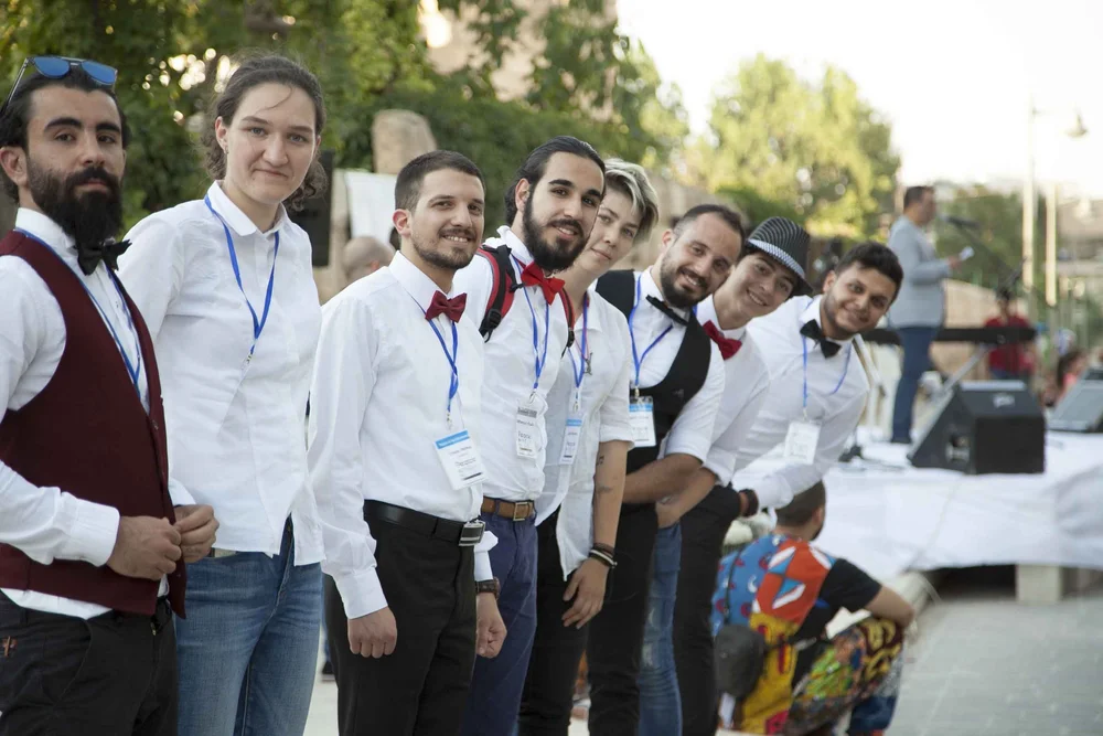 Peace of Art volunteers in 2017