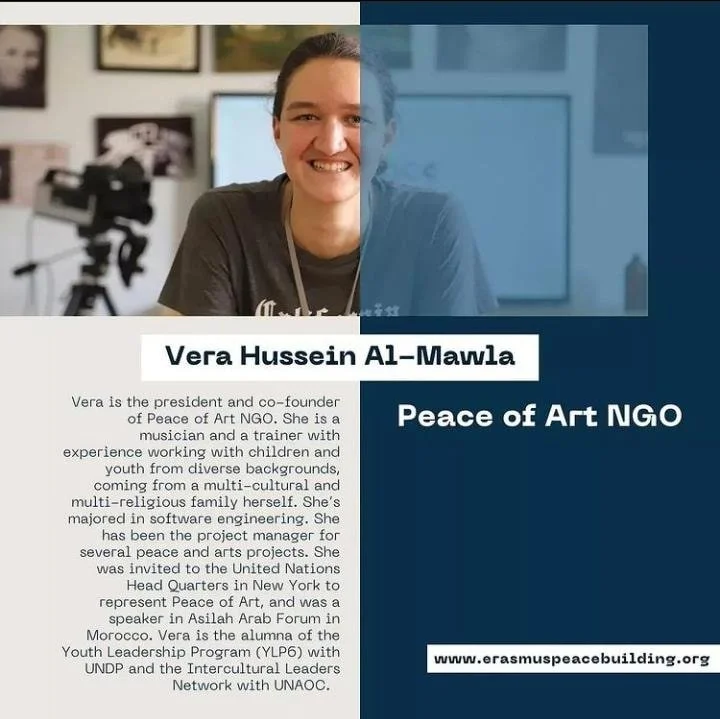 Vera Al Mawla Erasmus peacebuilding forum