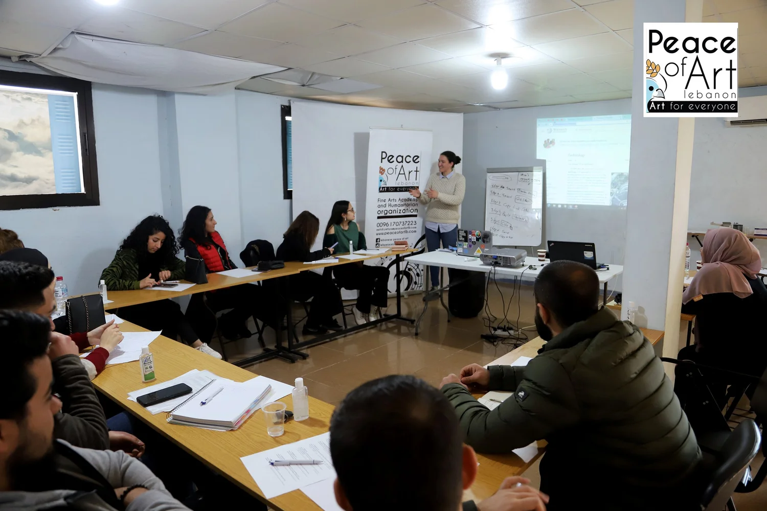 NGO management training at Peace of Art