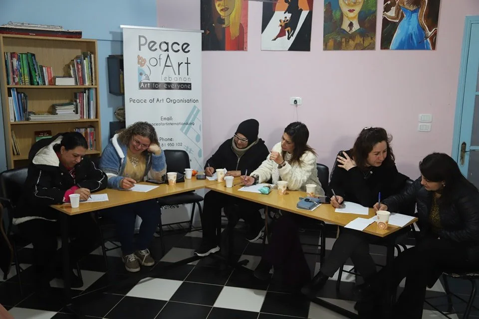 Educators participating in Hekayatouna teacher training