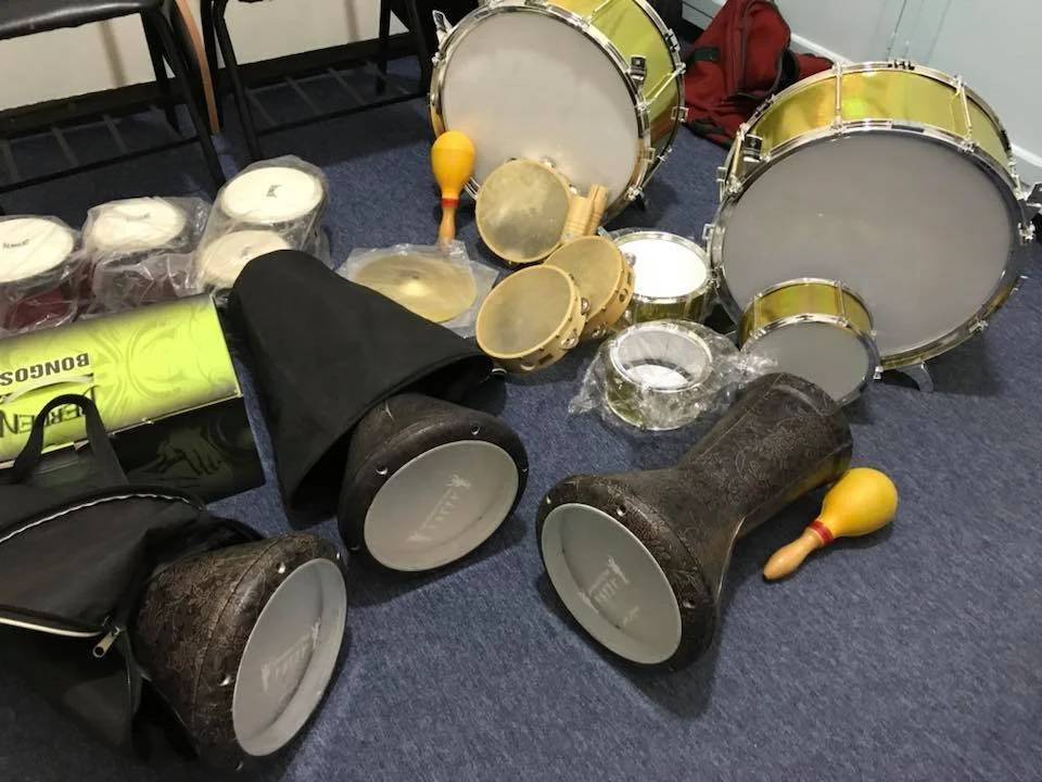 Musical instruments donated to Peace of Art