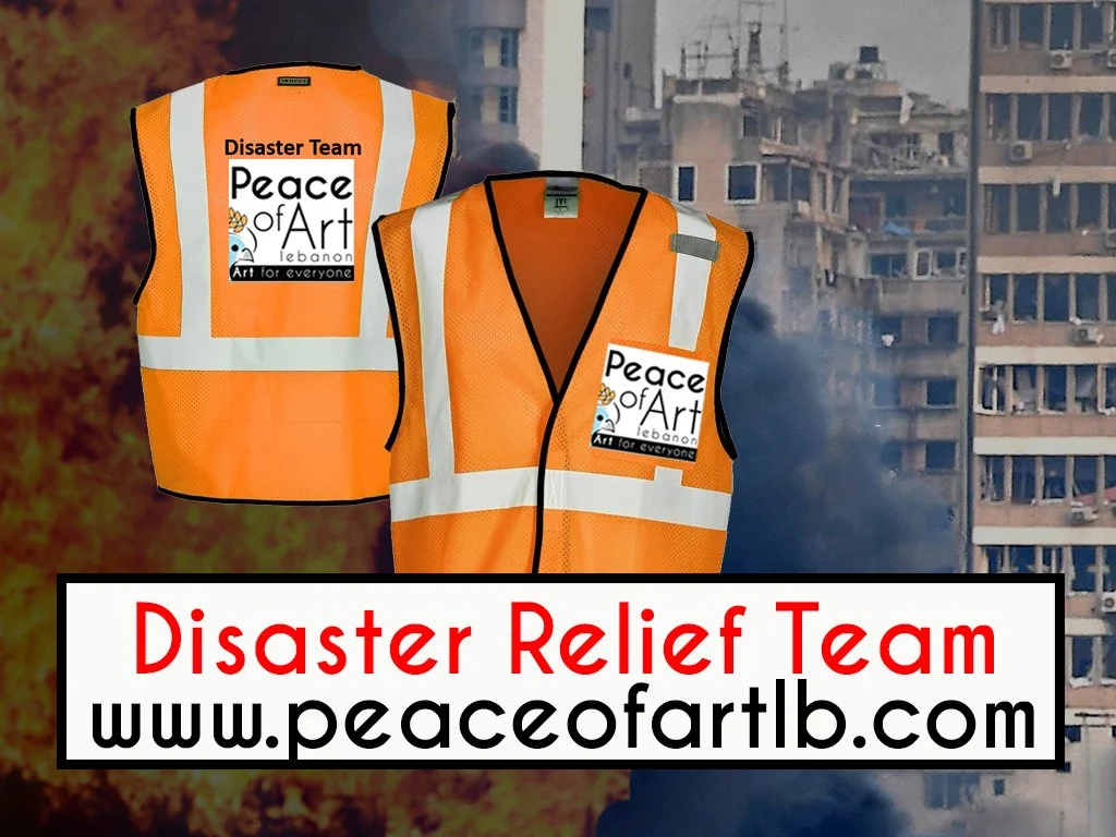 Peace of Art disaster relief team initiative after Beirut explosion