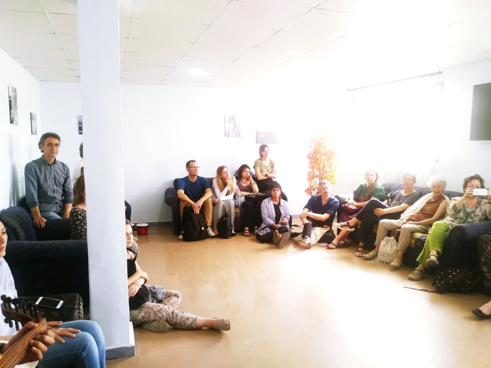 European artists and humanitarian practitioners visiting Peace of Art
