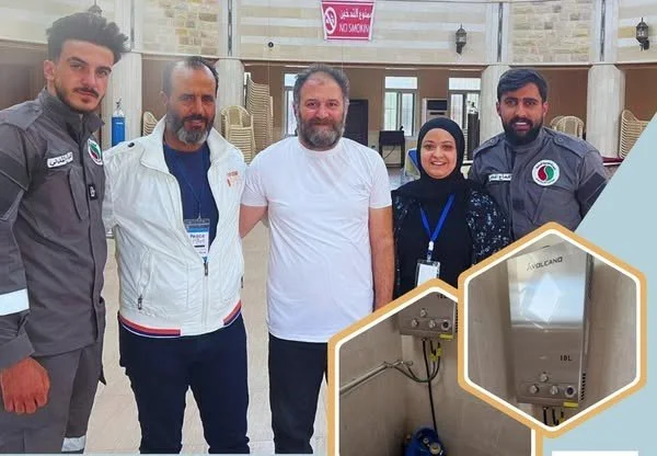 Water heater installed at Al Ain Islamic Hall