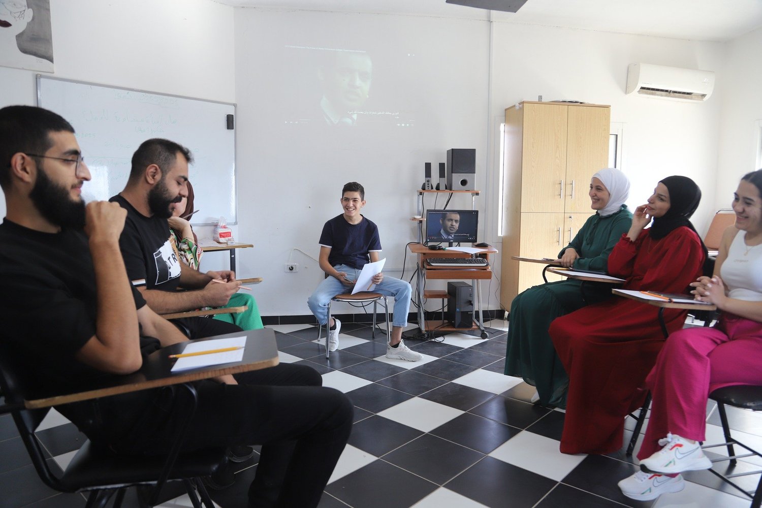 Youth debate workshop at Peace of Art