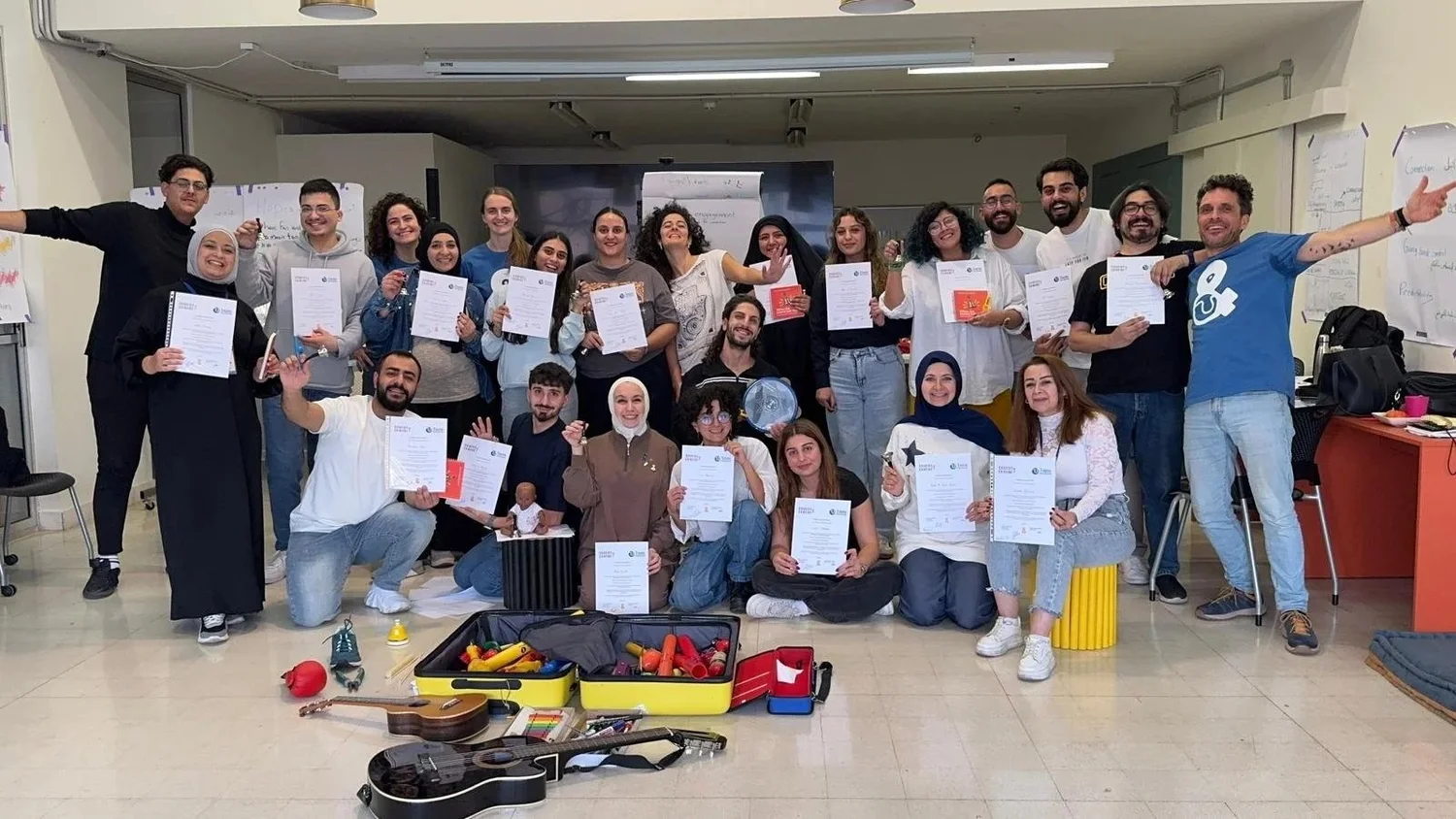 Arts based trauma informed training