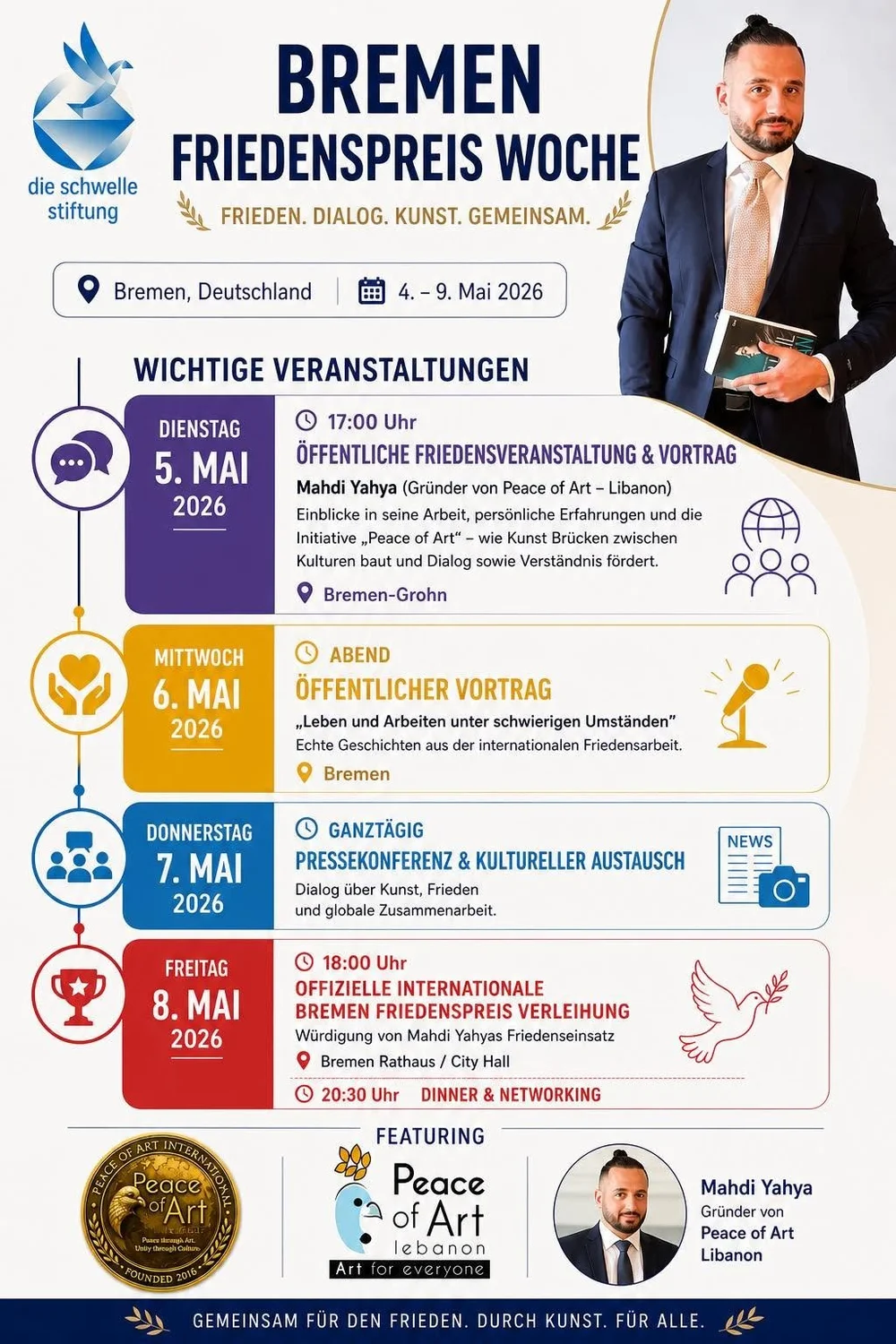 Programm der Bremer Friedenspreiswoche 2026
