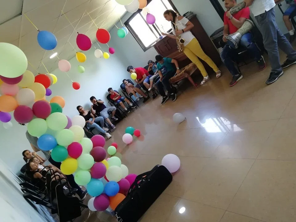 Children participating in Peace of Art summer Art Camp