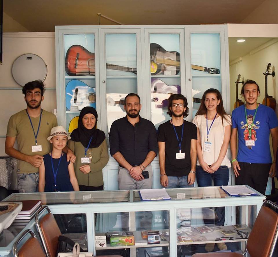 Al Hermel Theater representatives visiting Peace of Art