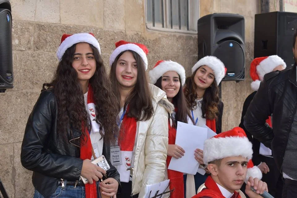 Peace of Art musicians during Christmas performance