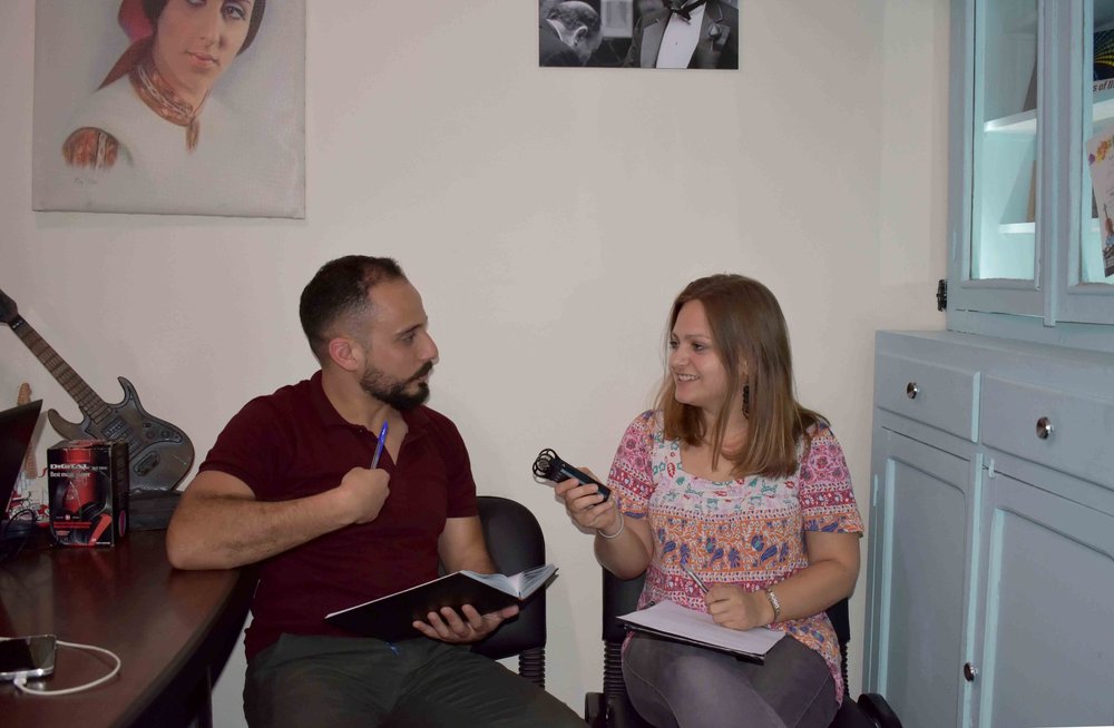 University of Cologne research interview at Peace of Art