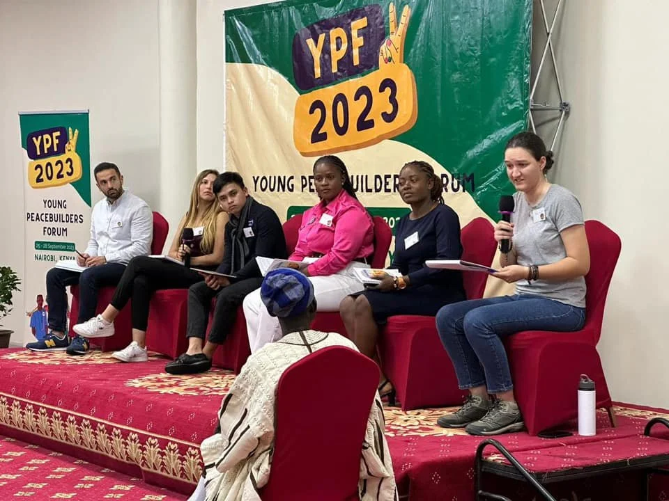 Vera Al Mawla at Young Peacebuilders Forum Nairobi Kenya