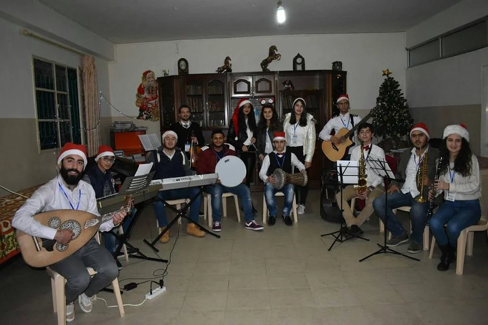 Peace of Art musicians during Christmas outreach