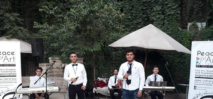 Peace of Art band at Baalbek International Symposium