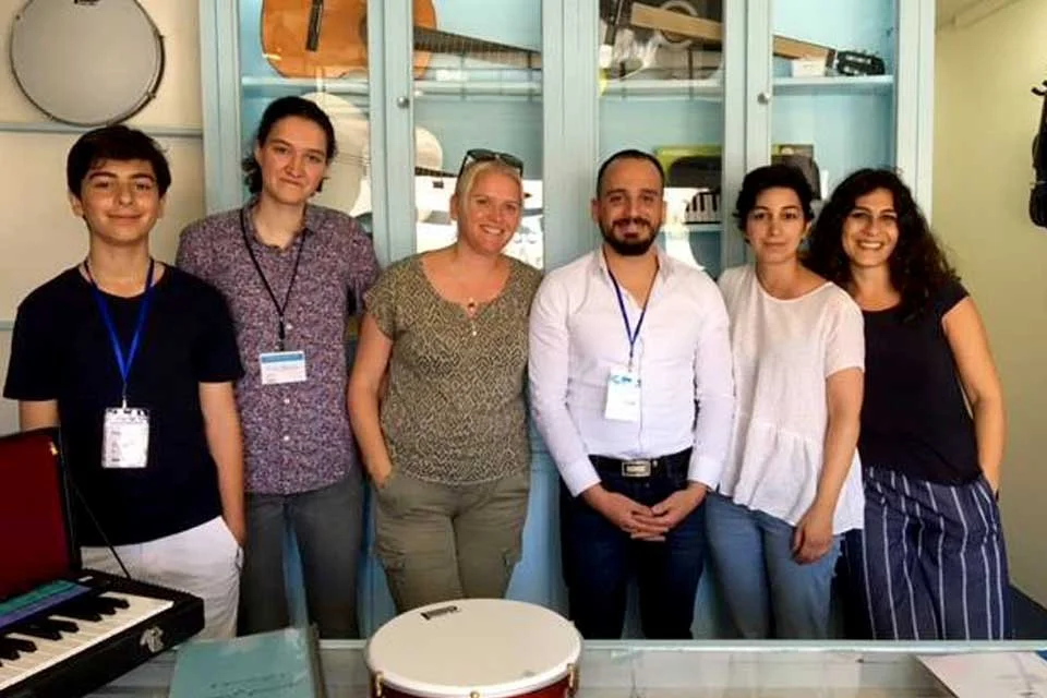 Peace of Art team during early peacebuilding work