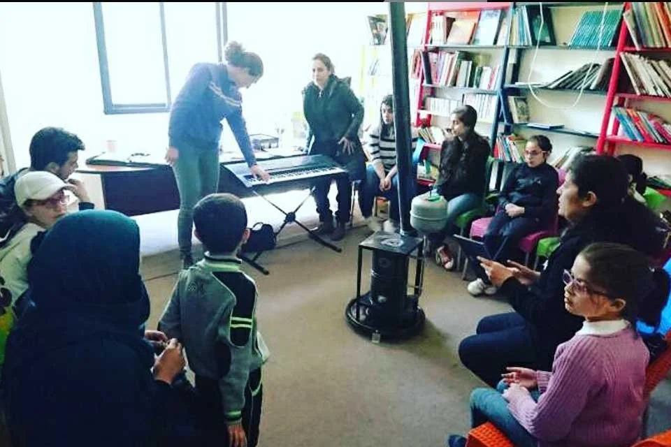 Music activity connected to Peace of Art in Hermel