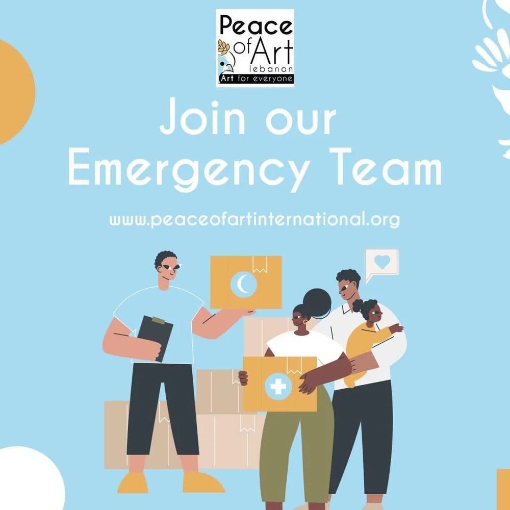 Join Peace of Art emergency response team
