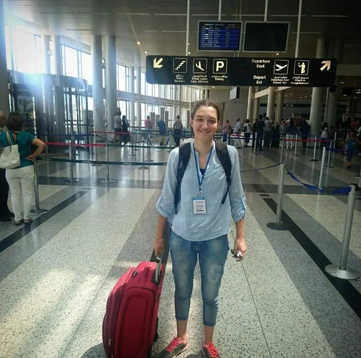 Vera Al Mawla traveling for youth civil society leadership program