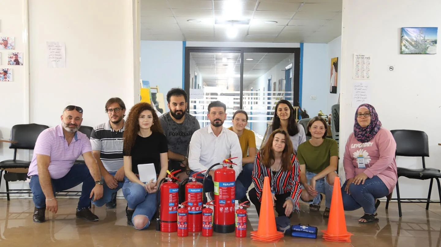 Peace of Art emergency relief team fire safety and first aid training