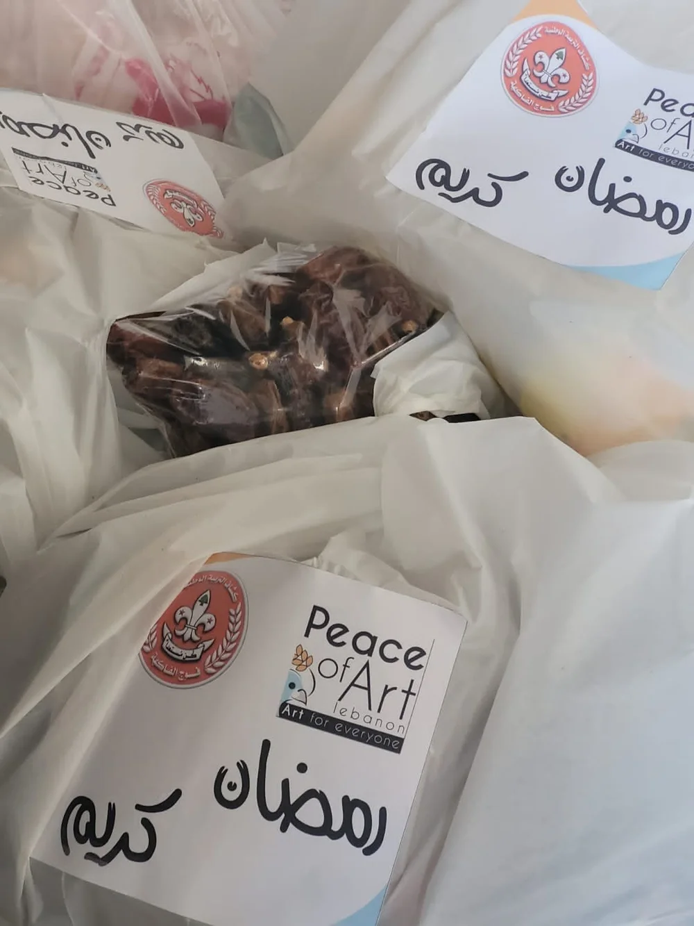Ramadan food packages Peace of Art Lebanon
