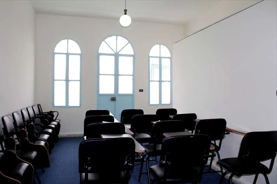 Peace of Art Fine Arts Academy classroom in North Bekaa