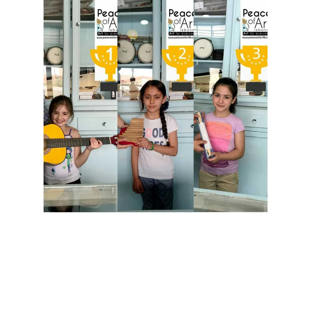 Young musicians in Peace of Art video competition