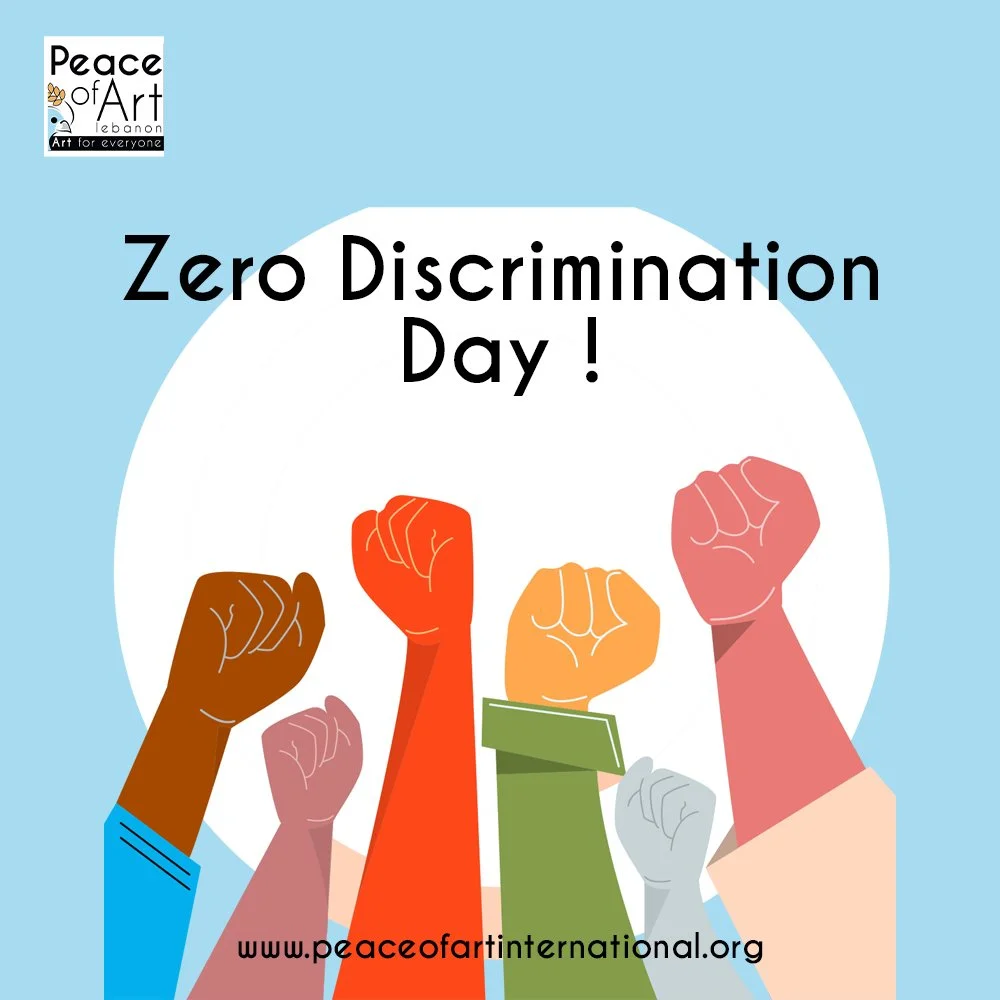 Zero Discrimination Day Peace of Art