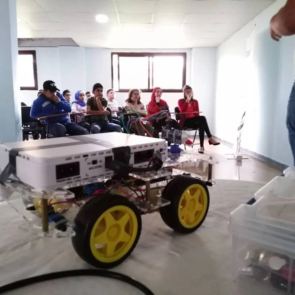 Robotics workshop at Peace of Art center