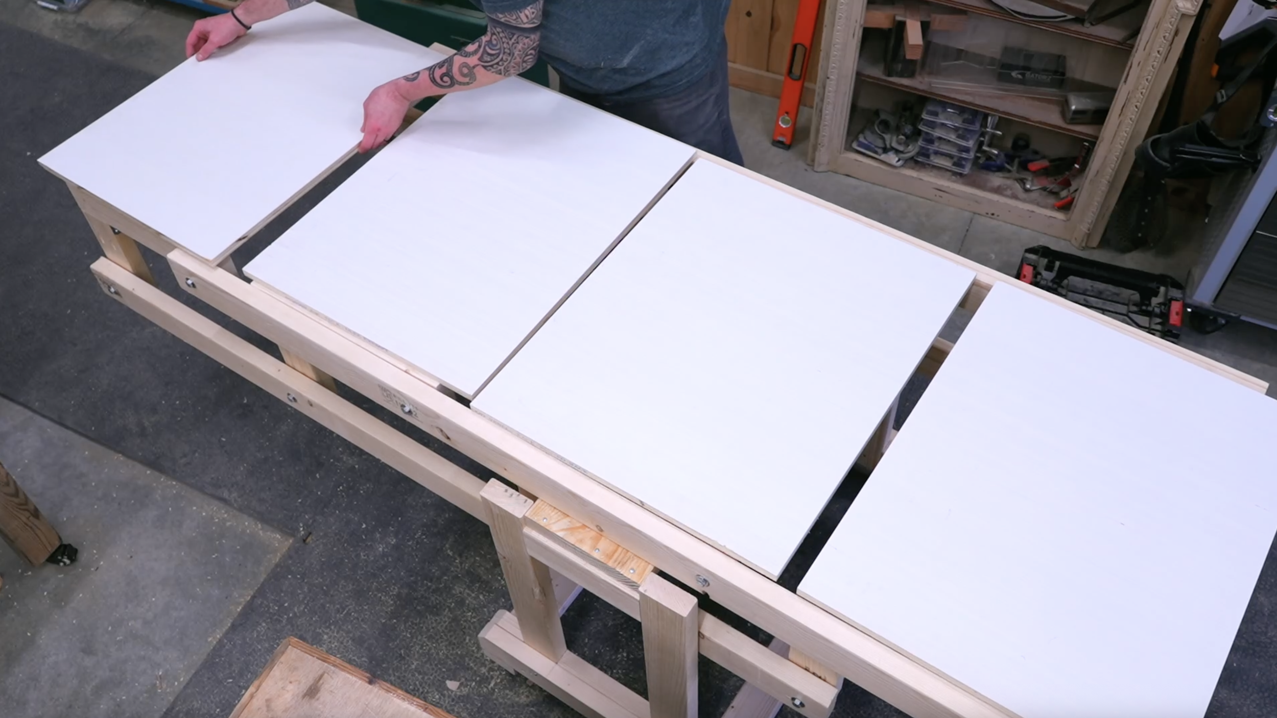 Transforming Storage DIY Transforming Storage Shelf — Matthew Peech Woodworking