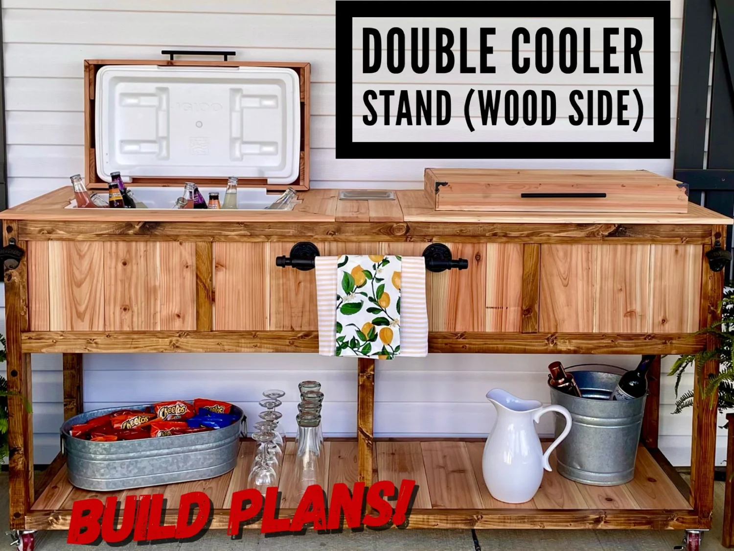 Double Cooler Stand Plans — Matthew Peech Woodworking
