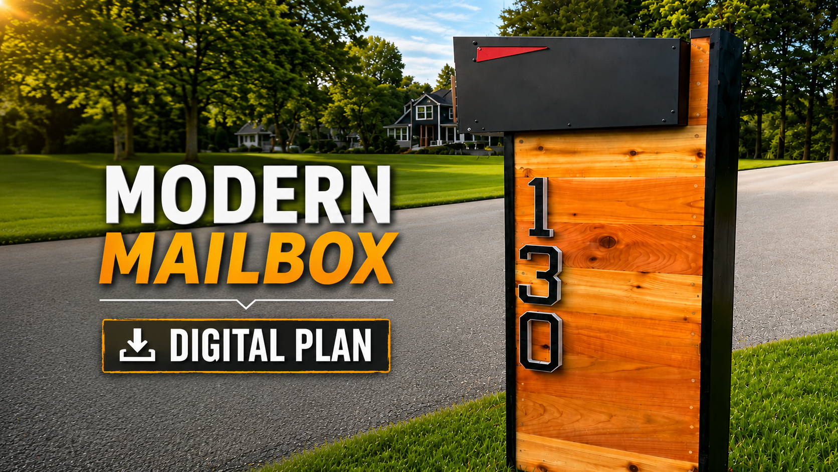 Modern Mailbox Digital Build Plans