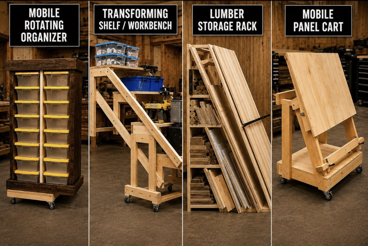 Transforming Shelf Plans + 3 Bonus Builds