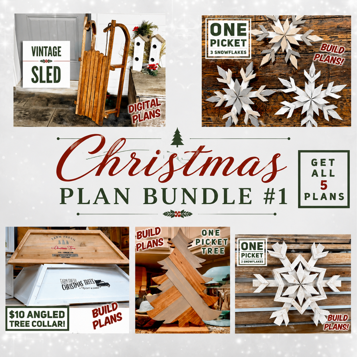 Christmas Plan Bundle #1 DIGITAL PLANS