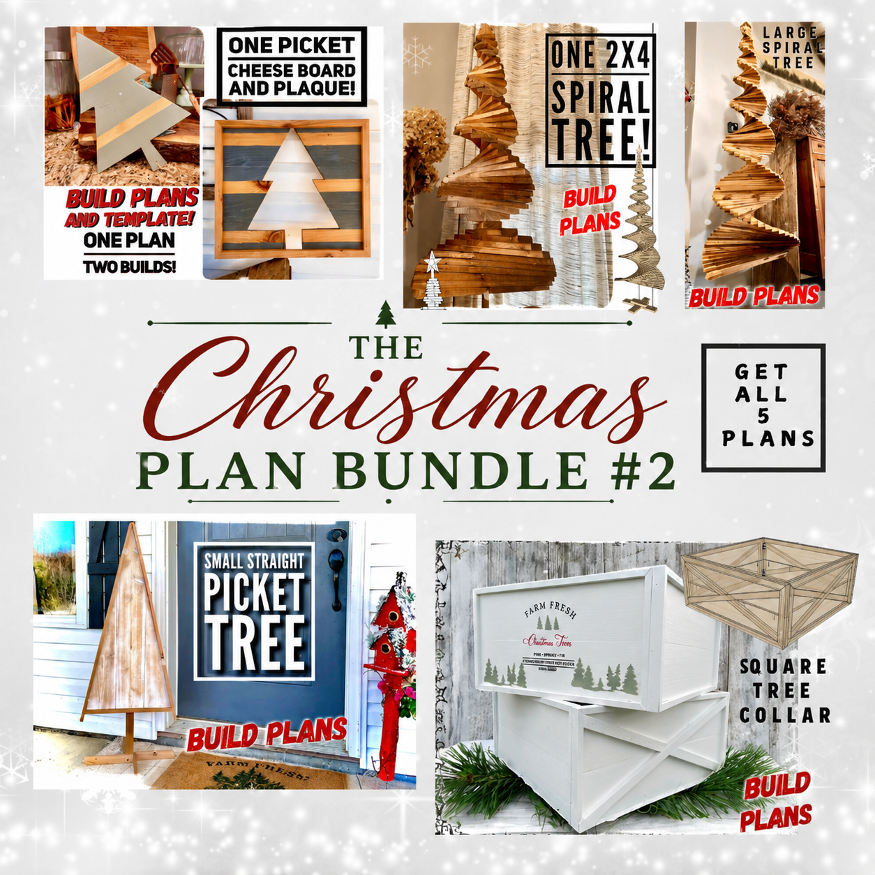 Christmas Bundle #2 DIGITAL PLANS