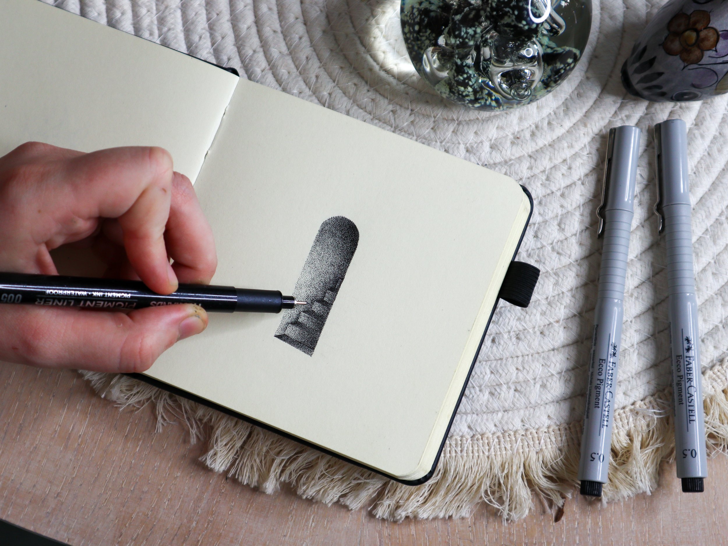 Atelier créatif à Amiens – Initiation au pointillisme au feutre (janvier 2026)