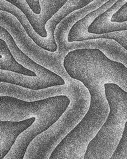 Œuvre originale pointillisme Décomposition Intérieure 6 20x20cm zoom