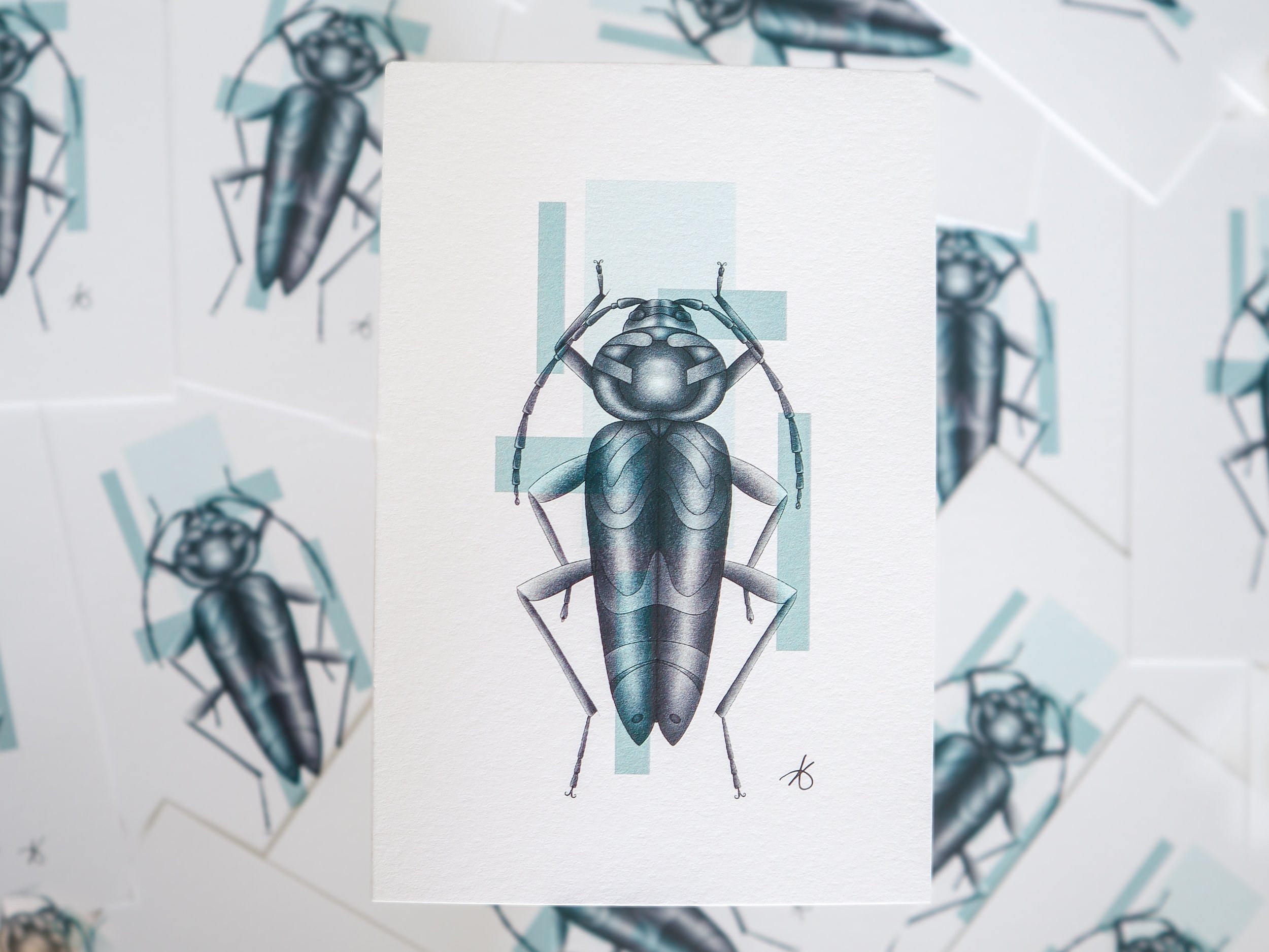 Print Illustration numérique Perceur de l'Érable - format A6
