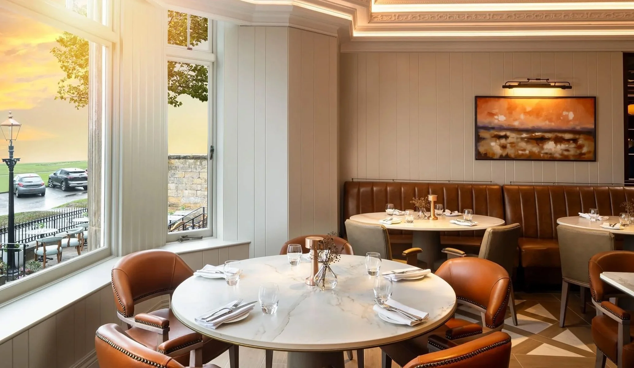 Interiors of the Board Room at Seaton House, St Andrews, taken as part of the brand identity by Colt