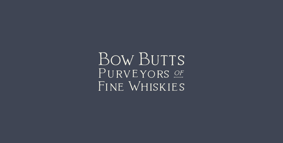 Logo for Bow Butts Bar at Seaton house, St Andrews, designed by Colt as part of the brand identity