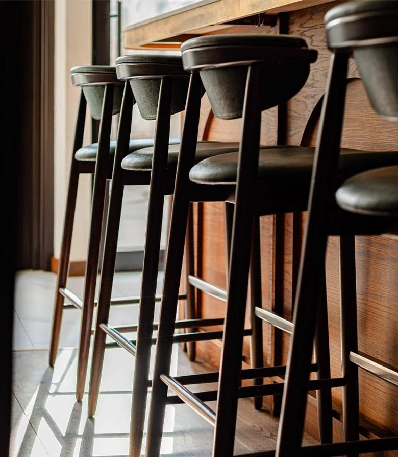 Interior photography for Three Sheets in Soho taken as part of their rebrand by Colt